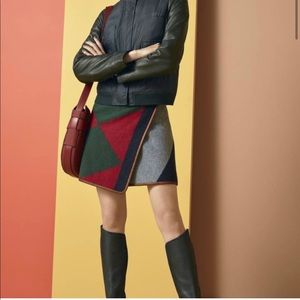 Tory Burch faux wrap skirt